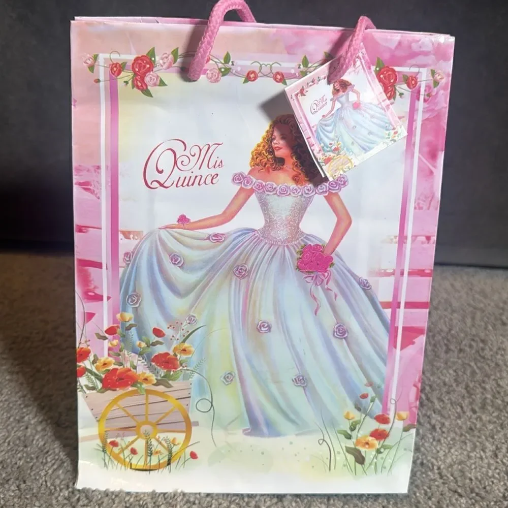 Gift Bags 15th Birthday ‘Mis Quince’ Quinceañera Party Favor Bags 36 Bags NEW